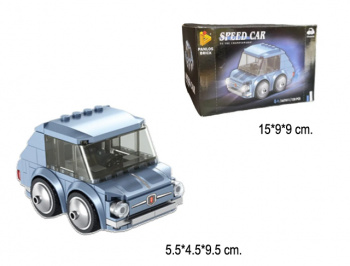 Конструктор арт. 667011 Автомобиль 120 дет. в кор.•