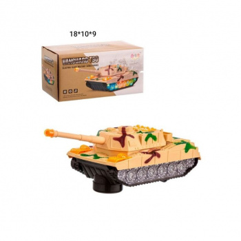Танк арт. WH-3039 Т-90 на бат., звук, свет 18*10*9 в кор._