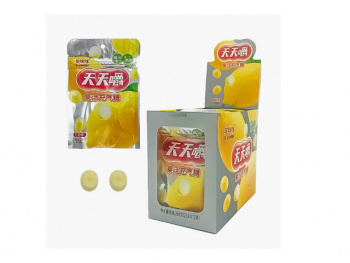 Конфета арт. 201591 "Лимон" жевательная 22 г в пак. 12 шт. упаковка#