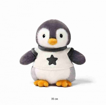 им Пингвин арт. YE241226-1 В кофте со звездой 35 см в пак.)