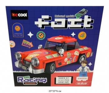 Конструктор арт. 28006 Автомобиль 312 дет. в кор.•