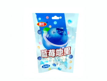 Конфета арт. 080699-4 Жевательные бобы "Черника" 30 г 20 шт. упаковка'