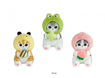 им Кот арт. 209109 В капюшоне ассорти брелок 13 см в пак. им Кот арт. 209109 В капюшоне ассорти брелок 13 см в пак.