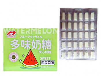 Конфета арт. 101548 Ирис арбузный 25 г на листе 20 шт. упаковка* Конфета арт. 101548 Ирис арбузный 25 г на листе 20 шт. упаковка*