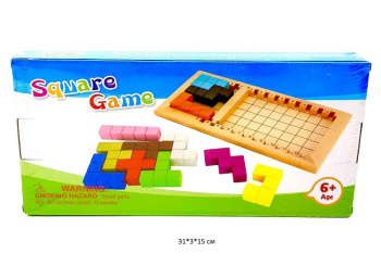 Деревянная игрушка арт. YDL-013 Головоломка "Игра в квадрат" в кор._ Деревянная игрушка арт. YDL-013 Головоломка "Игра в квадрат" в кор._