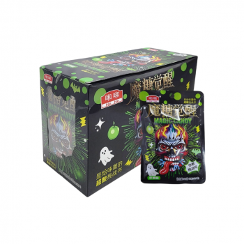 Конфета арт. 851784-4 Кислая "Зомби" Яблоко 24 г 20 шт. в кор., Конфета арт. 851784-4 Кислая "Зомби" Яблоко 24 г 20 шт. в кор.,