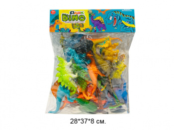 Набор животных арт. 6214 Динозавры в пак.•/60 шт./