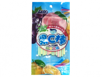 Конфета арт. 850318 "Трубочка" фруктовая в пакете 20 шт. упаковка'