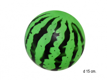 Мяч резин. арт. 802802-6/25177-9 Зеленый Арбуз 22 см в пак._ Мяч резин. арт. 802802-6/25177-9 Зеленый Арбуз 22 см в пак._
