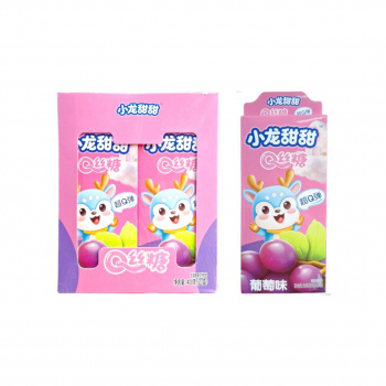 Конфета арт. 404267-1 Жевательная суперкислая "Виноград" 20 г в пак. 20 шт. в кор.#