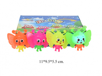 Мяч Антистресс арт. 751-20/DYT-20 Бабочка свет (12 шт.) в шоубоксе•/30 шт./