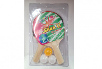 Теннис арт. 54239 Настольный Набор Ракетки, 3 мяча блистер=