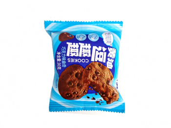 Печенье арт. 910000/919430 Шоколадное с кусочками шоколада 30 г 20 шт. в кор.;