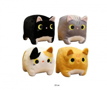 им Кот арт. 240226-3/240621-1/240707-2 Кубик цвета микс 20 см в пак.) им Кот арт. 240226-3/240621-1/240707-2 Кубик цвета микс 20 см в пак.)