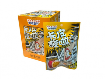 Конфета арт. 640138-4 Кислая Маракуйя 20 г 20 шт. в оранжевой кор.;/#