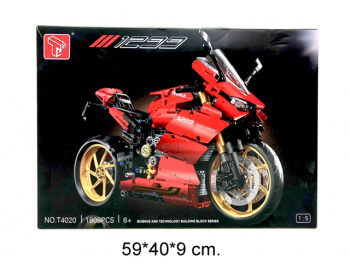 Конструктор арт. T4020 Мотоцикл 1809 дет. в кор._/16 шт./ Конструктор арт. T4020 Мотоцикл 1809 дет. в кор._/16 шт./
