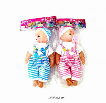 Пупс арт. N446 В костюмчике цвета микс в пак._ Пупс арт. N446 В костюмчике цвета микс в пак._