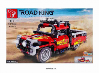 Конструктор арт. T3001 Автомобиль инерц. 416 дет. в кор.~