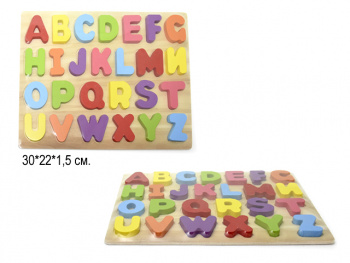 Деревянная игрушка арт. 93-60/W300-8/93-90 Буквы английского алфавита в пленке~_ Деревянная игрушка арт. 93-60/W300-8/93-90 Буквы английского алфавита в пленке~_