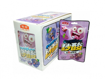 Конфета арт. 851463/851418-4 "Виноград" кислая 24 г 20 шт. упаковка#,