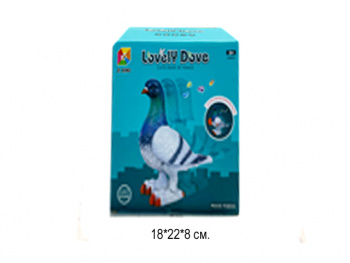 Голубь арт. 3510A На батар. свет, звук в кор.•/72 шт./