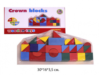 Деревянная игрушка арт. 92-86 Деревянные блоки в кор._/50шт./