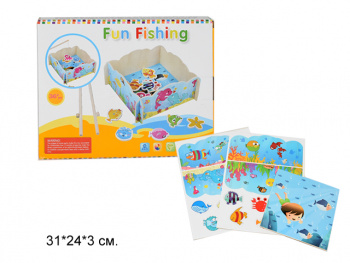 Деревянная игрушка арт. 93-104 Рыбалка в кор._