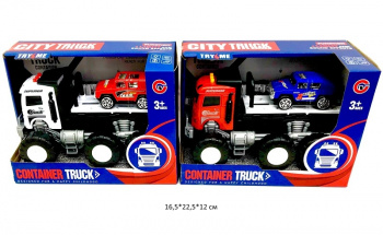 Машина на батар. арт. 9915-1D Автовоз-вездеход цвета микс, свет, звук в кор._