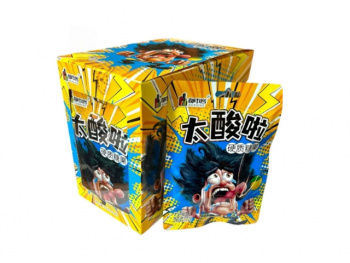 Конфета арт. 501732-3 Кислая Лимон 24 г 20 шт. упаковка#;,