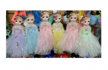 Брелок арт. 2010B Кукла в вечернем платье в ассортименте, муз. в пак.)