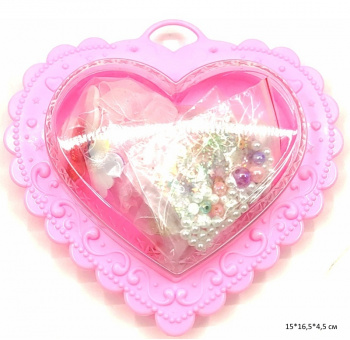 Набор для плетения арт. MD-981 Браслетов шкатулка "Сердце"_