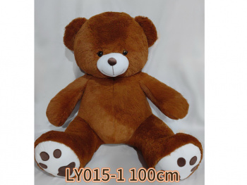 им Медведь арт. LY015-1 Коричневый с пяточками 100 см в пак._ им Медведь арт. LY015-1 Коричневый с пяточками 100 см в пак._