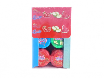 Жевательная резинка арт. 384012 Фруктовая "Рулетка" вкусы микс 24 шт. в кор.*