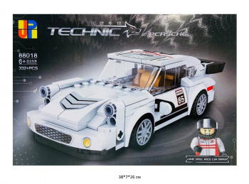 Конструктор арт. 88018 Автомобиль 332 дет. в кор.~