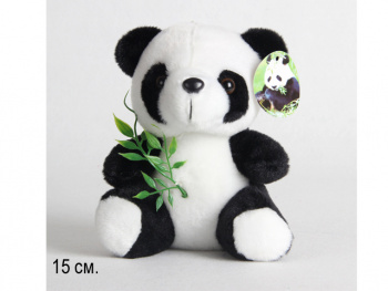 им Панда арт. 80525-7 Малая с веточкой 15 см в пак.)