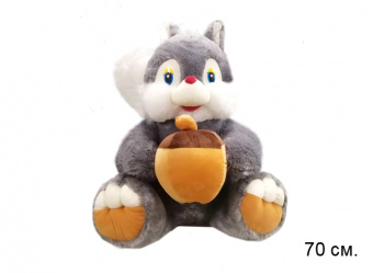 им Белка арт. X3820182 Серая с орешком 70 см в пак. им Белка арт. X3820182 Серая с орешком 70 см в пак.