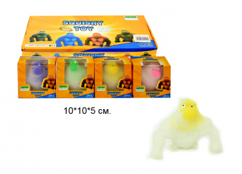 Антистресс арт. 2210-92 Обезьяна мальтоза фосфор в кор. (8 шт.) шоубокс=