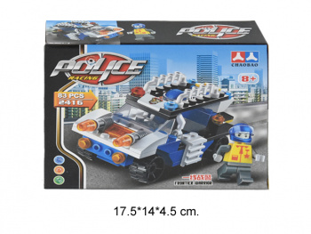 Конструктор арт. 2416 Полиция 83 дет. в кор._ Конструктор арт. 2416 Полиция 83 дет. в кор._