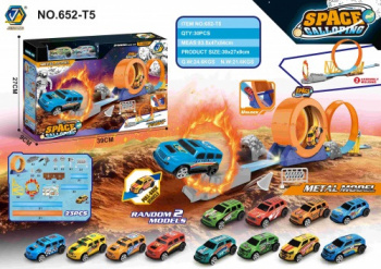 Автотрек арт. 652-T5 С 2 машинами 23 дет. в кор. 39*9*27 Автотрек арт. 652-T5 С 2 машинами 23 дет. в кор. 39*9*27