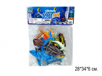 Набор животных арт. RBX-H2 Морские в пак.• Набор животных арт. RBX-H2 Морские в пак.•