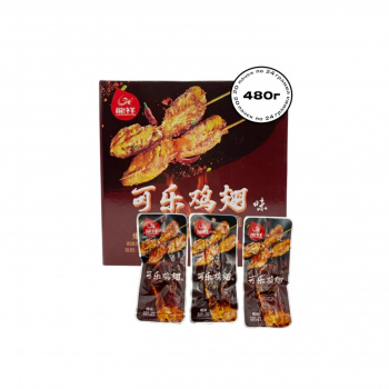 Соевое мясо арт. 200634-3 Соевые острые куриные крылышки 24 г 20 шт. в коричневой кор.