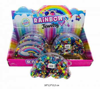 Набор для плетения арт. 11505 Браслетов "Радуга" (8 шт.) шоубокс•