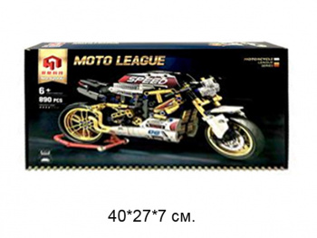 Конструктор арт. 82006 Мотоцикл 890 дет. в кор._/18 шт./ Конструктор арт. 82006 Мотоцикл 890 дет. в кор._/18 шт./