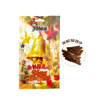 Соевое мясо арт. 072239 Пшеничные Рождественские крылышки 20 г 30 шт. золотая упаковка*