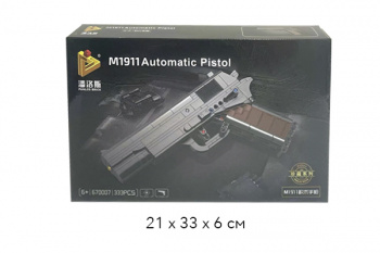 Конструктор арт. 670007 Пистолет 333 дет. в кор._/48 шт./ Конструктор арт. 670007 Пистолет 333 дет. в кор._/48 шт./