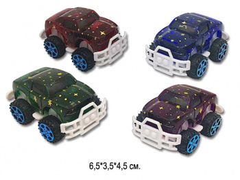 Машина инерц. арт. 1912A" Джип в пакете 6*3,5*4,5 Машина инерц. арт. 1912A" Джип в пакете 6*3,5*4,5