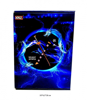 Конструктор арт. 6637 Микро Меч самурайский 3078 дет. в кор._ Конструктор арт. 6637 Микро Меч самурайский 3078 дет. в кор._