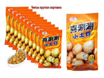 Чипсы арт. 500404 Картофельный шарик 20 г 20 шт. упаковка#'