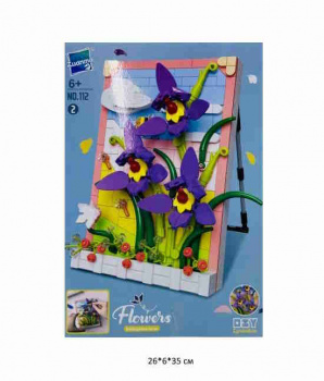 Конструктор арт. 112-2 Картина "Букет орхидей" в кор.~
