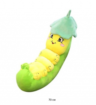 им Гусеница арт. 405-1-811 Желто-зеленая 70 см в пак.